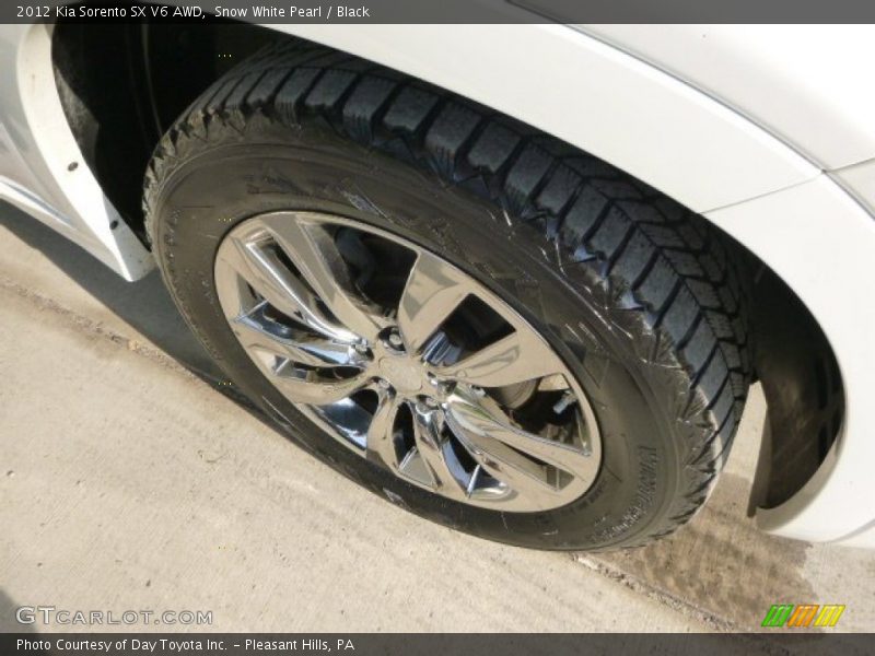 Snow White Pearl / Black 2012 Kia Sorento SX V6 AWD