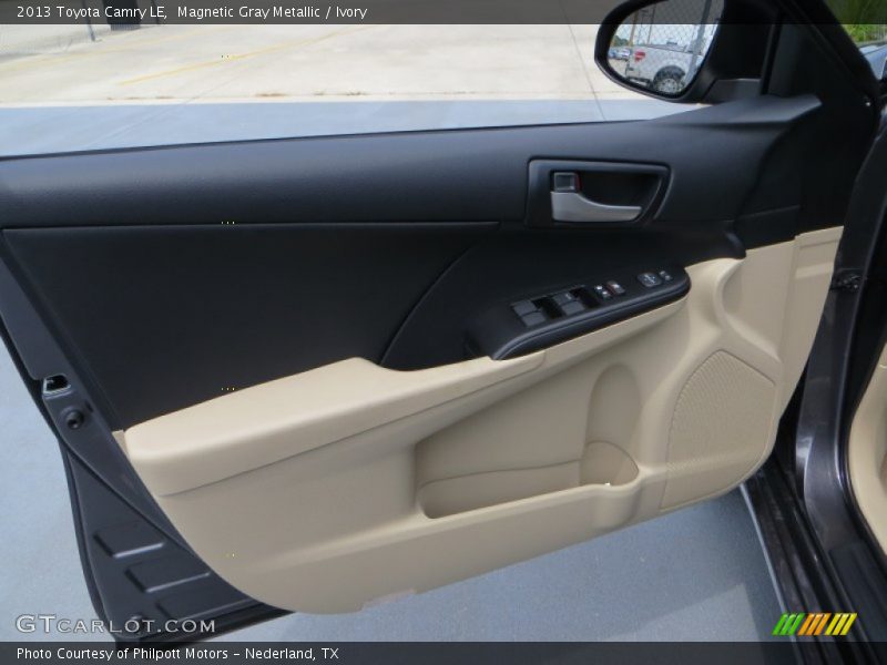 Magnetic Gray Metallic / Ivory 2013 Toyota Camry LE