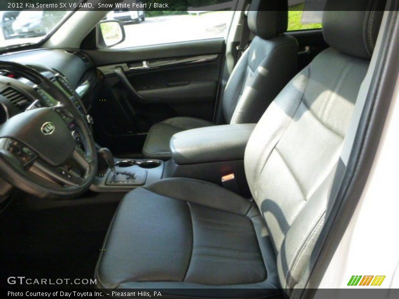 Snow White Pearl / Black 2012 Kia Sorento SX V6 AWD