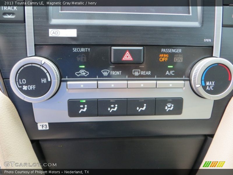 Magnetic Gray Metallic / Ivory 2013 Toyota Camry LE