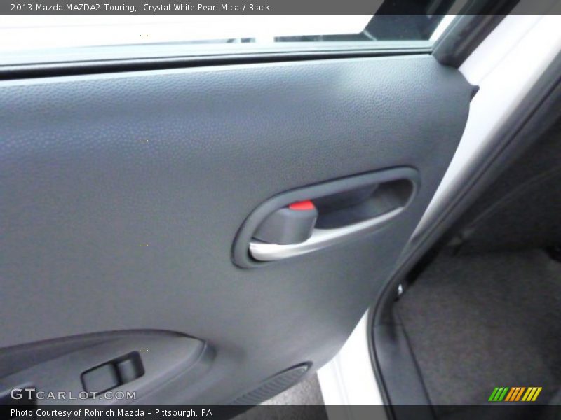 Crystal White Pearl Mica / Black 2013 Mazda MAZDA2 Touring