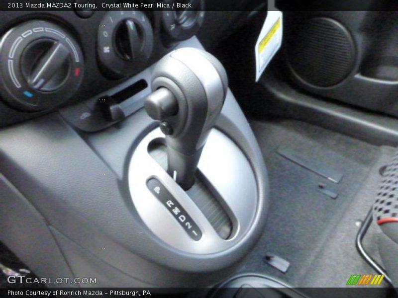 Crystal White Pearl Mica / Black 2013 Mazda MAZDA2 Touring
