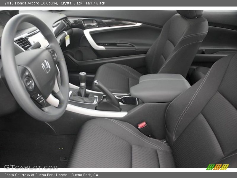 Crystal Black Pearl / Black 2013 Honda Accord EX Coupe