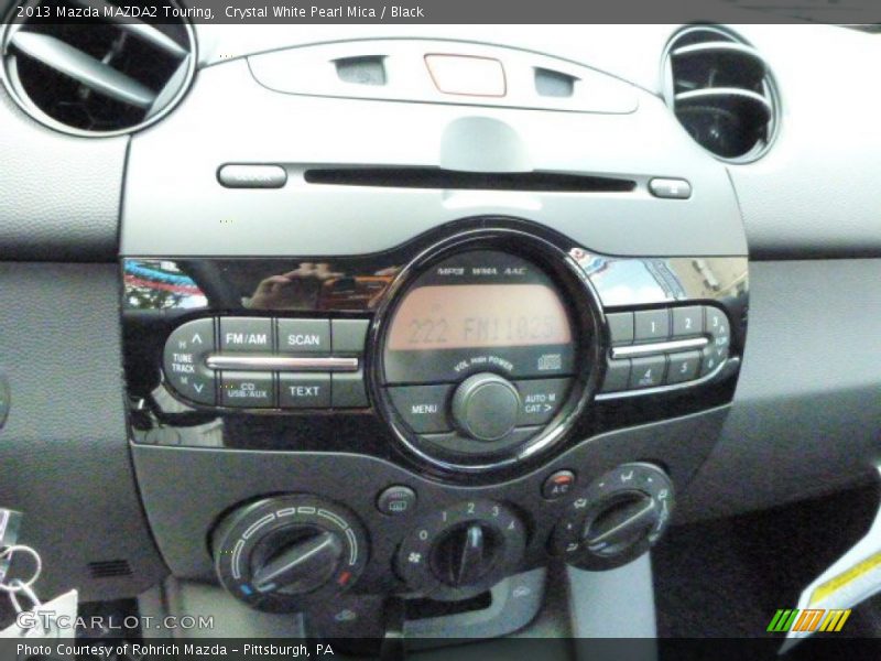 Crystal White Pearl Mica / Black 2013 Mazda MAZDA2 Touring