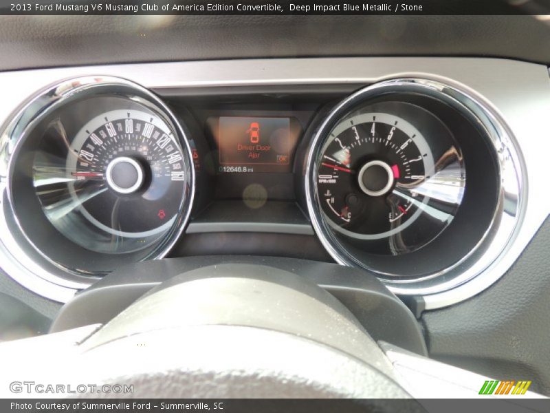  2013 Mustang V6 Mustang Club of America Edition Convertible V6 Mustang Club of America Edition Convertible Gauges