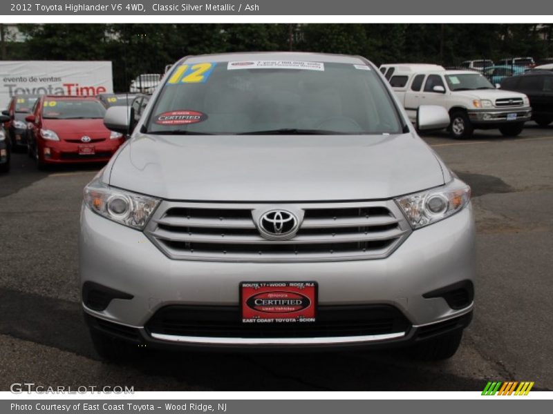 Classic Silver Metallic / Ash 2012 Toyota Highlander V6 4WD