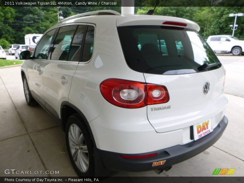 Candy White / Charcoal 2011 Volkswagen Tiguan SEL 4Motion