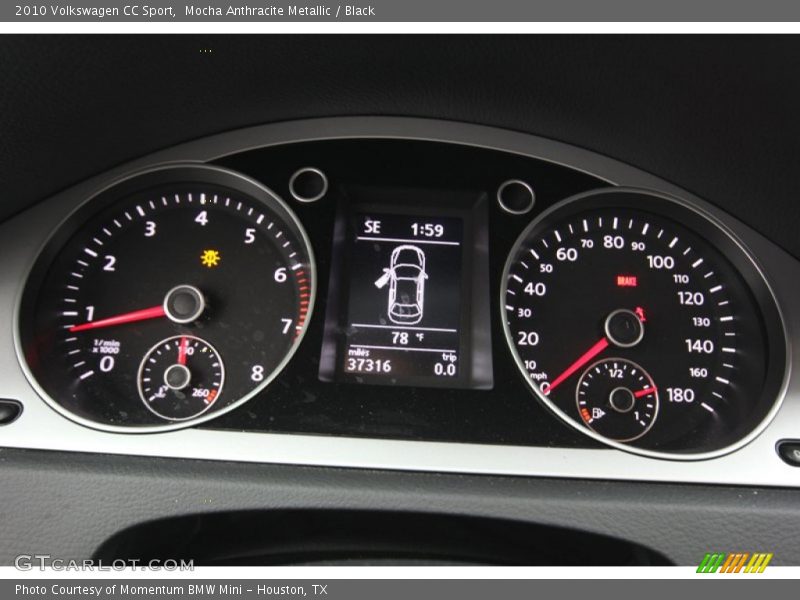 Mocha Anthracite Metallic / Black 2010 Volkswagen CC Sport