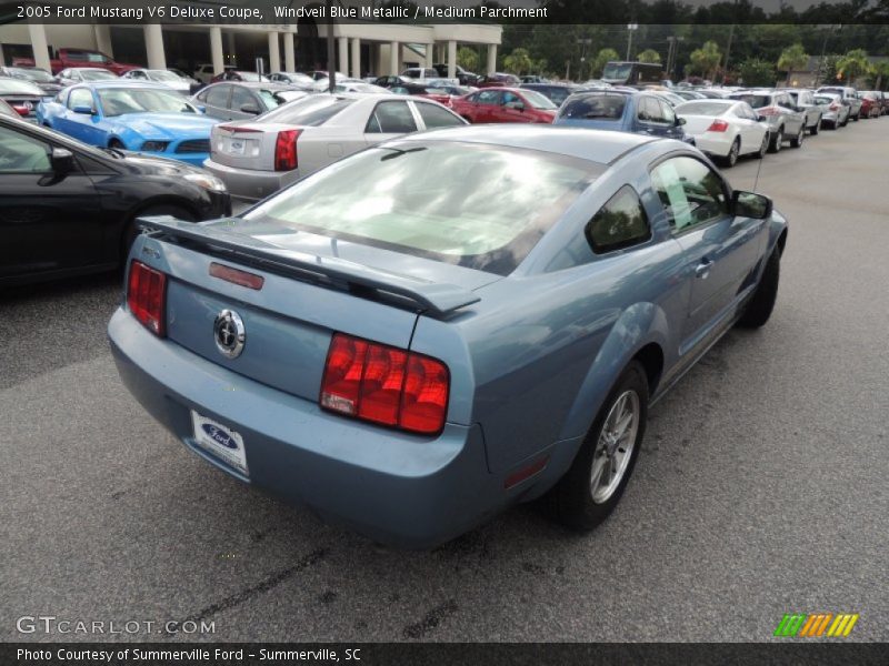 Windveil Blue Metallic / Medium Parchment 2005 Ford Mustang V6 Deluxe Coupe