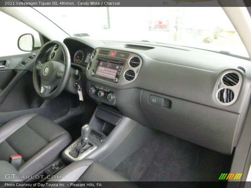 Candy White / Charcoal 2011 Volkswagen Tiguan SEL 4Motion