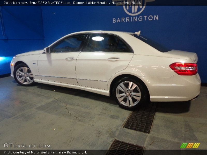 Diamond White Metallic / Natural Beige/Black 2011 Mercedes-Benz E 350 BlueTEC Sedan