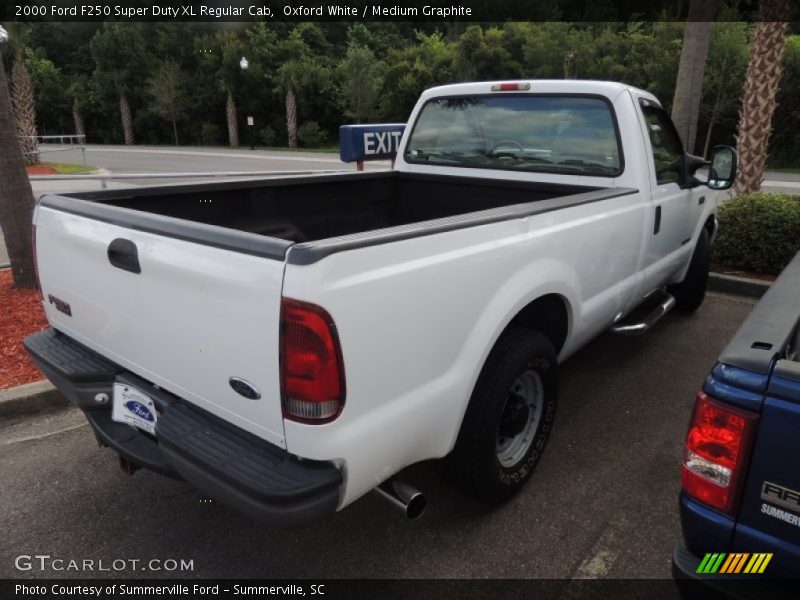Oxford White / Medium Graphite 2000 Ford F250 Super Duty XL Regular Cab