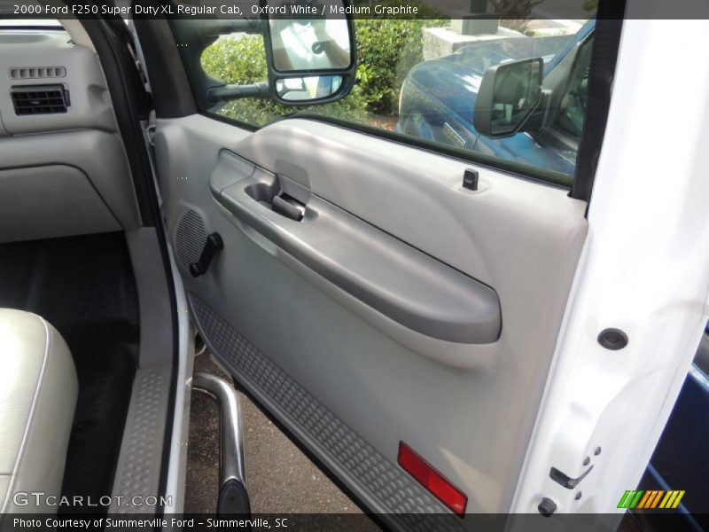 Oxford White / Medium Graphite 2000 Ford F250 Super Duty XL Regular Cab