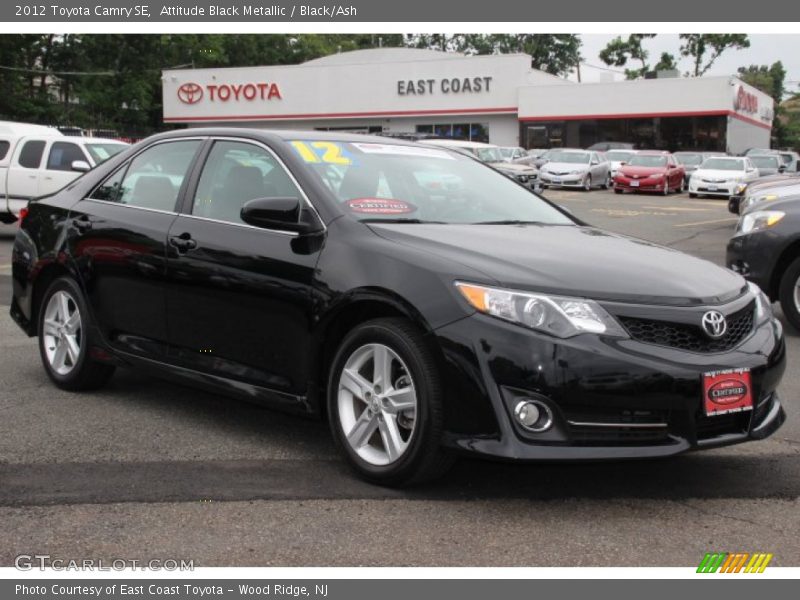Attitude Black Metallic / Black/Ash 2012 Toyota Camry SE