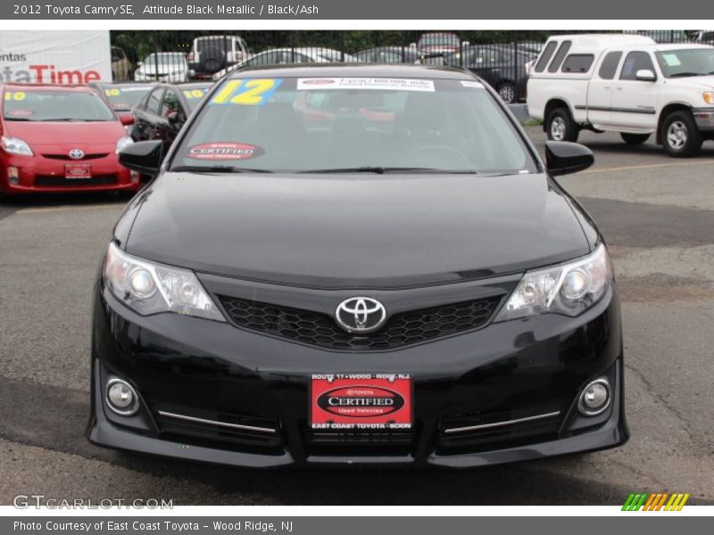 Attitude Black Metallic / Black/Ash 2012 Toyota Camry SE