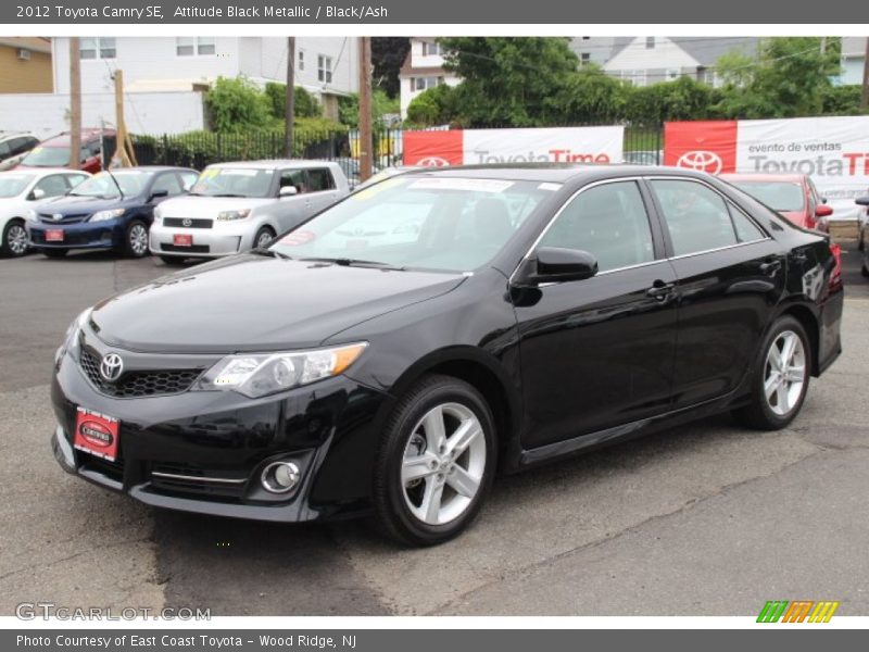 Attitude Black Metallic / Black/Ash 2012 Toyota Camry SE