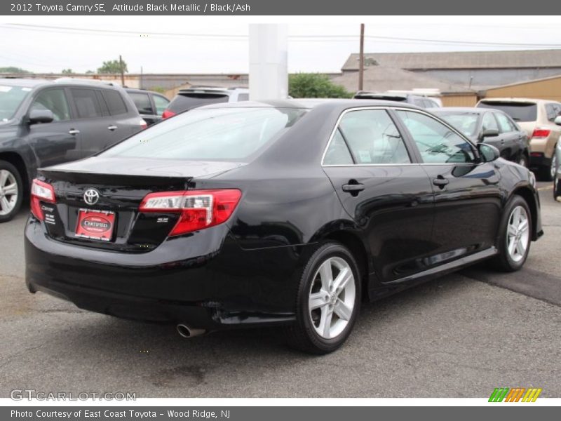 Attitude Black Metallic / Black/Ash 2012 Toyota Camry SE