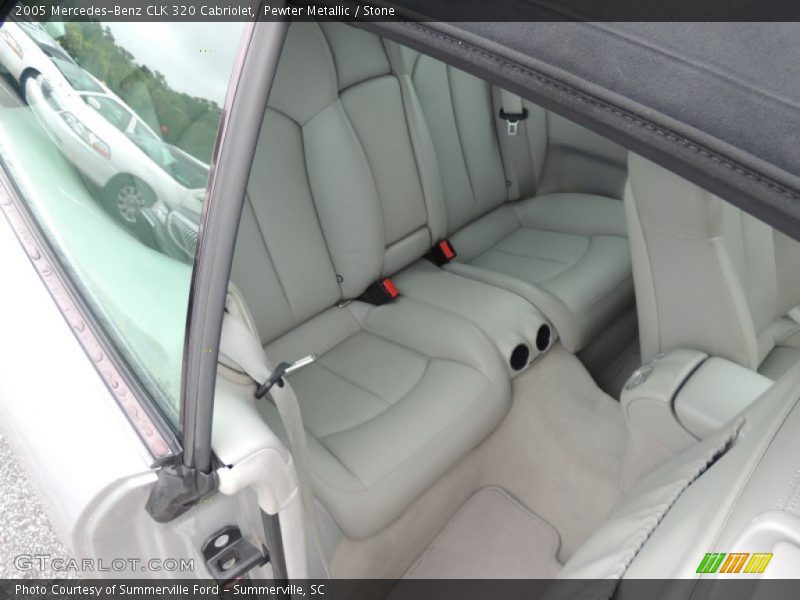 Pewter Metallic / Stone 2005 Mercedes-Benz CLK 320 Cabriolet