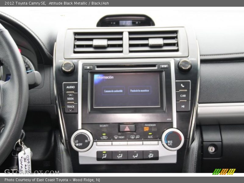 Attitude Black Metallic / Black/Ash 2012 Toyota Camry SE