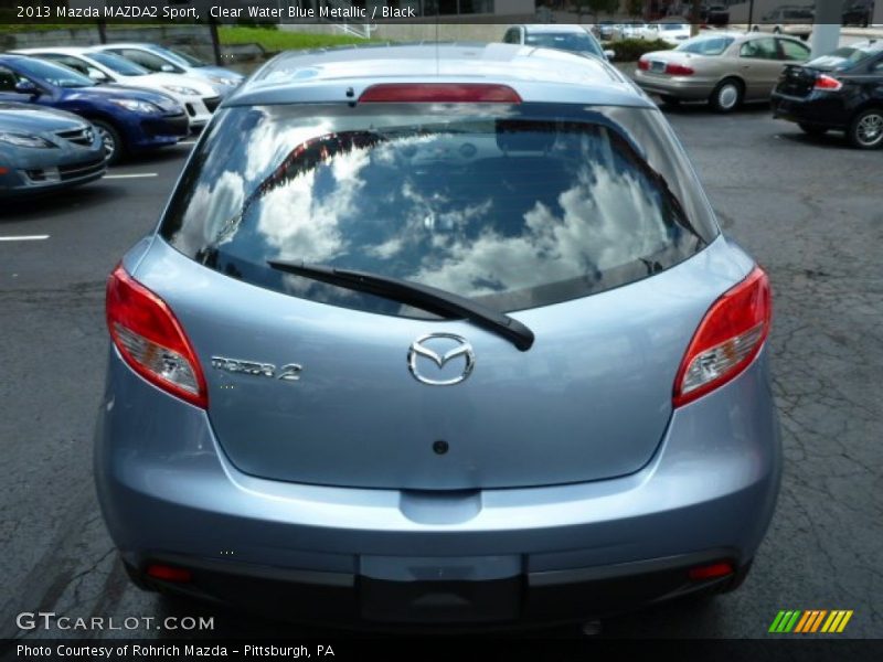 Clear Water Blue Metallic / Black 2013 Mazda MAZDA2 Sport