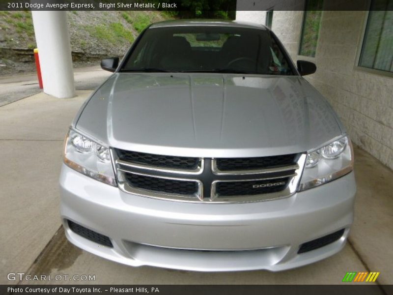 Bright Silver Metallic / Black 2011 Dodge Avenger Express