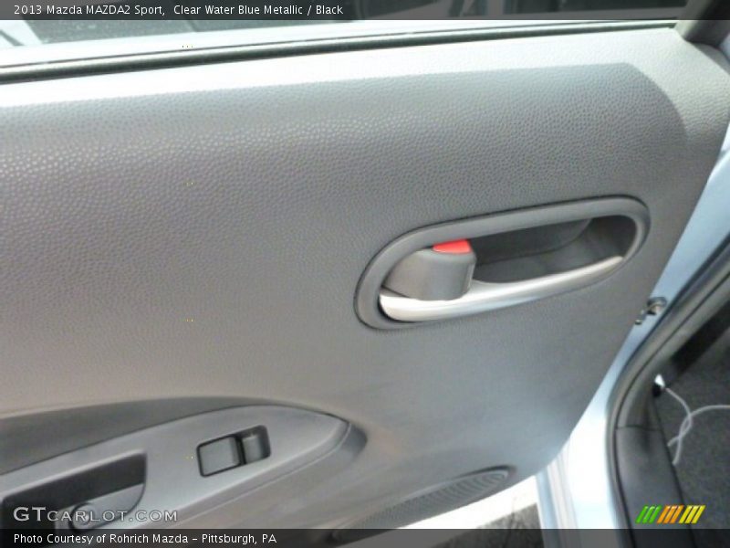 Clear Water Blue Metallic / Black 2013 Mazda MAZDA2 Sport