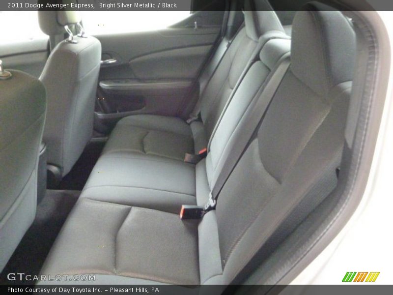 Bright Silver Metallic / Black 2011 Dodge Avenger Express