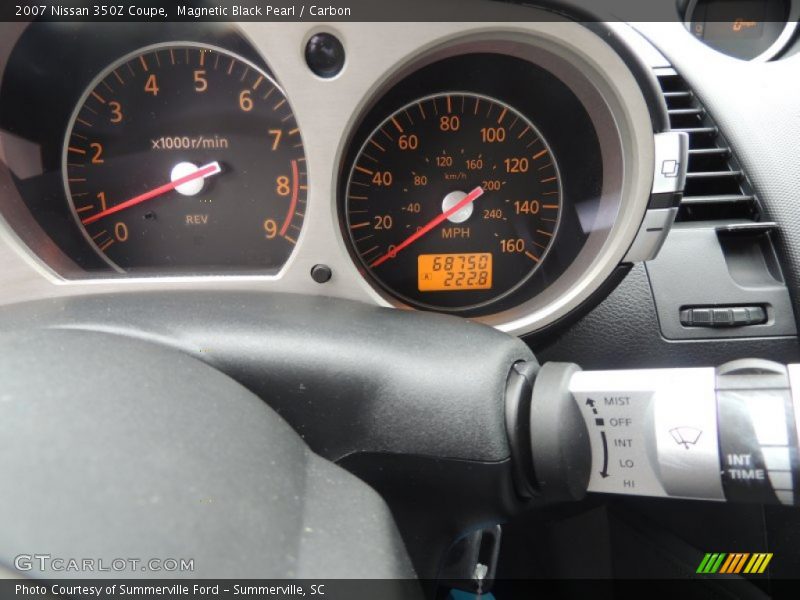 Magnetic Black Pearl / Carbon 2007 Nissan 350Z Coupe