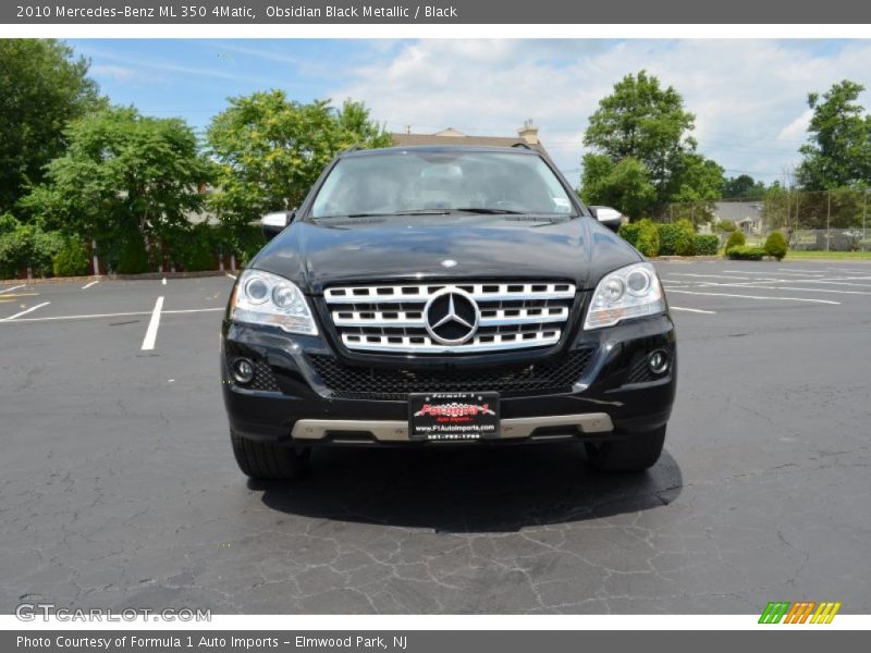 Obsidian Black Metallic / Black 2010 Mercedes-Benz ML 350 4Matic