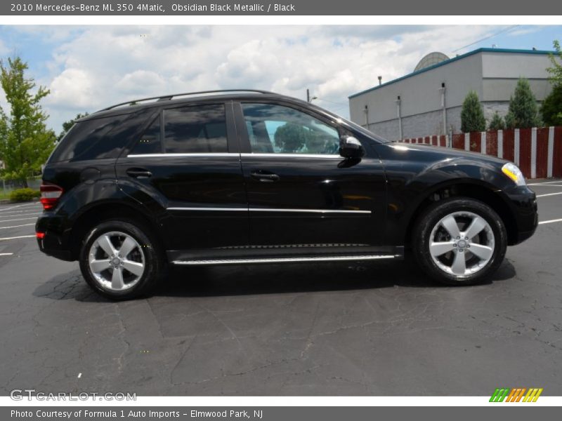 Obsidian Black Metallic / Black 2010 Mercedes-Benz ML 350 4Matic