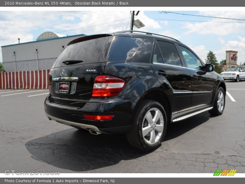 Obsidian Black Metallic / Black 2010 Mercedes-Benz ML 350 4Matic