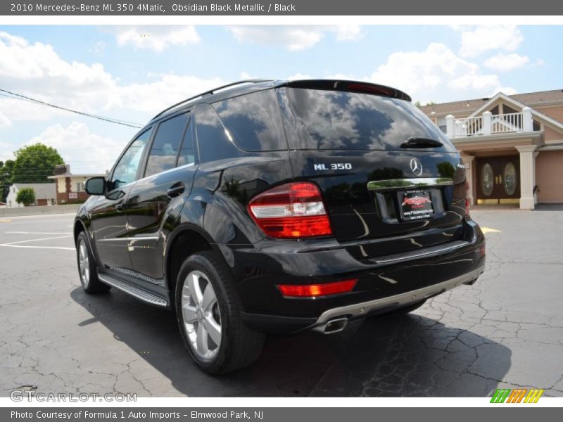 Obsidian Black Metallic / Black 2010 Mercedes-Benz ML 350 4Matic