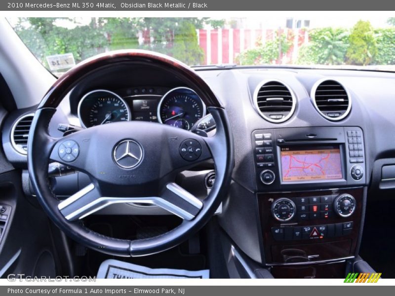 Obsidian Black Metallic / Black 2010 Mercedes-Benz ML 350 4Matic