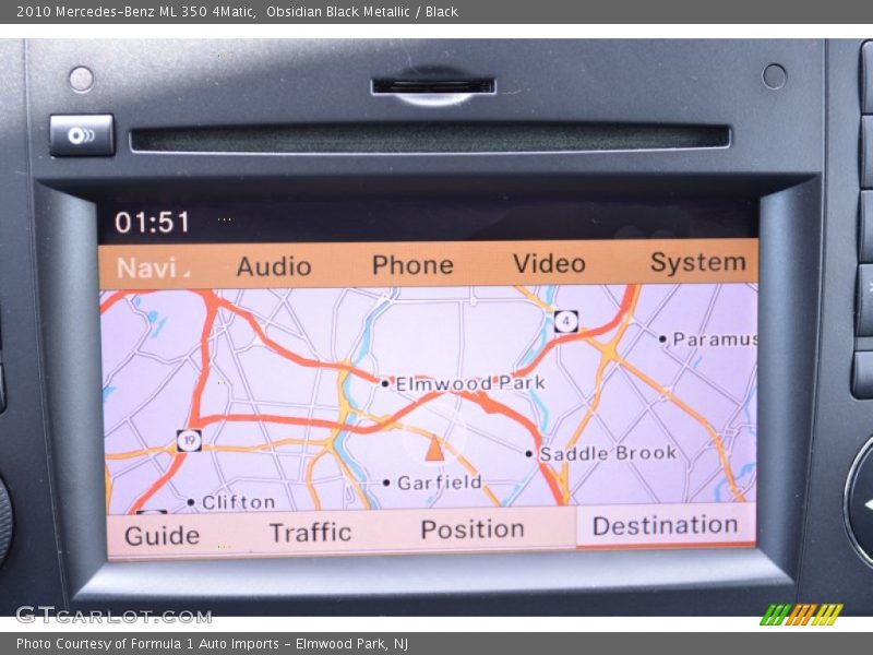Obsidian Black Metallic / Black 2010 Mercedes-Benz ML 350 4Matic