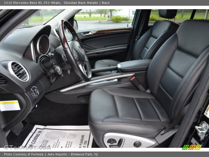 Obsidian Black Metallic / Black 2010 Mercedes-Benz ML 350 4Matic