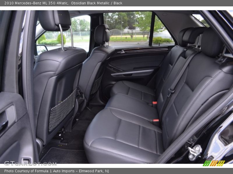 Obsidian Black Metallic / Black 2010 Mercedes-Benz ML 350 4Matic
