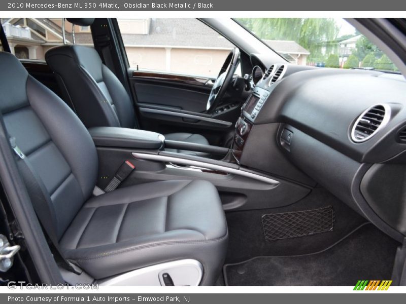 Obsidian Black Metallic / Black 2010 Mercedes-Benz ML 350 4Matic