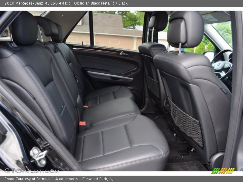 Obsidian Black Metallic / Black 2010 Mercedes-Benz ML 350 4Matic