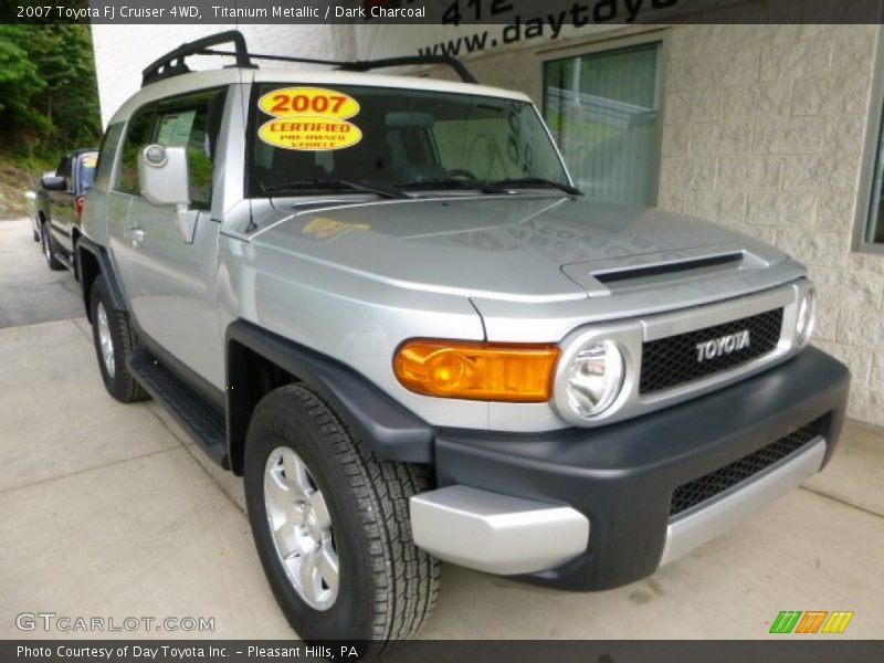 Titanium Metallic / Dark Charcoal 2007 Toyota FJ Cruiser 4WD