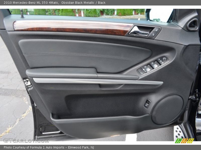 Obsidian Black Metallic / Black 2010 Mercedes-Benz ML 350 4Matic