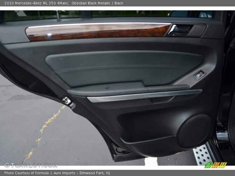Obsidian Black Metallic / Black 2010 Mercedes-Benz ML 350 4Matic