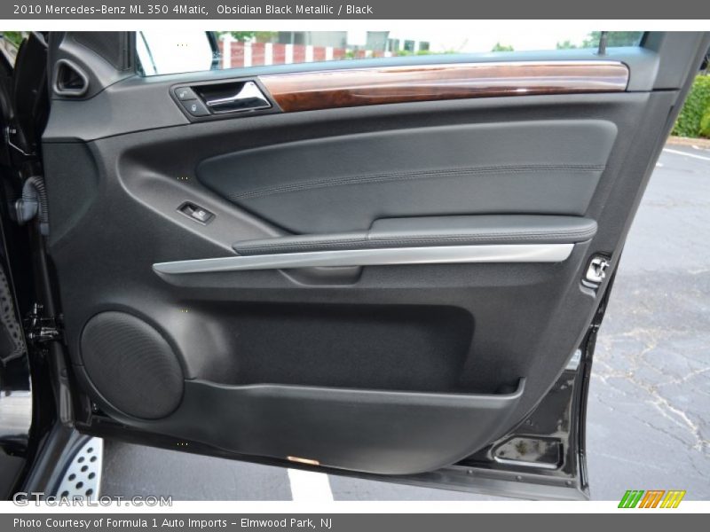 Obsidian Black Metallic / Black 2010 Mercedes-Benz ML 350 4Matic