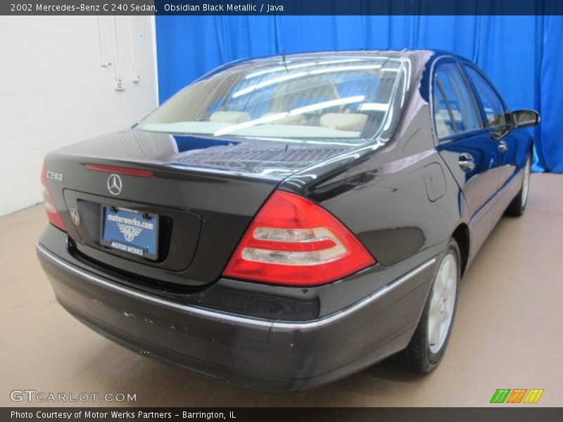 Obsidian Black Metallic / Java 2002 Mercedes-Benz C 240 Sedan