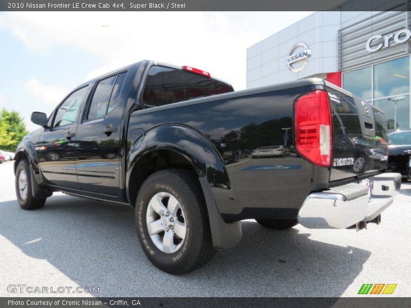 Super Black / Steel 2010 Nissan Frontier LE Crew Cab 4x4
