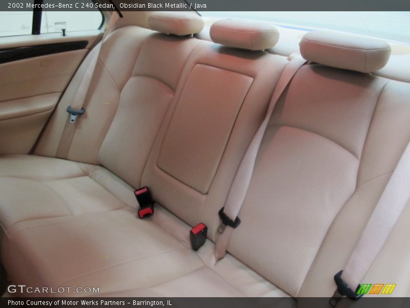 Obsidian Black Metallic / Java 2002 Mercedes-Benz C 240 Sedan