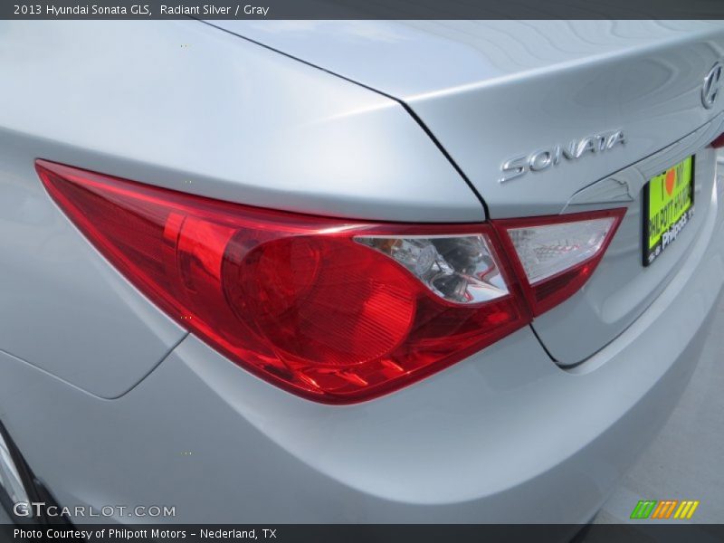 Radiant Silver / Gray 2013 Hyundai Sonata GLS