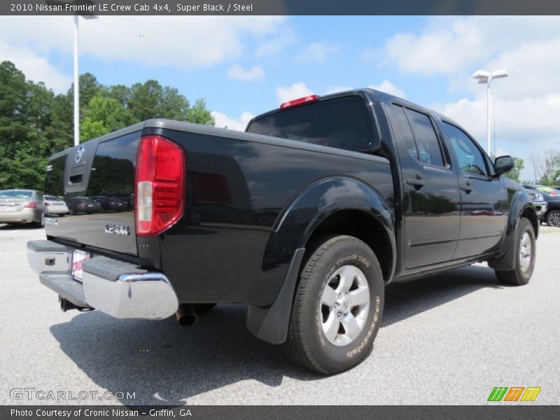 Super Black / Steel 2010 Nissan Frontier LE Crew Cab 4x4