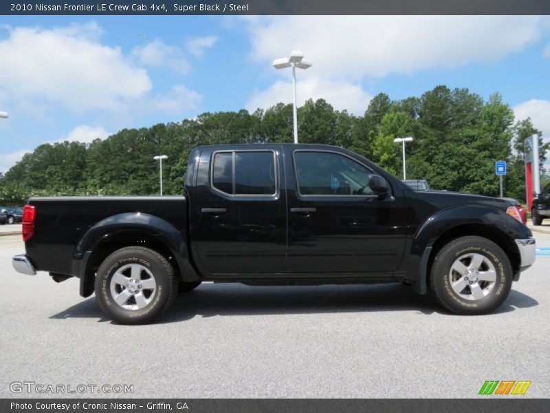 Super Black / Steel 2010 Nissan Frontier LE Crew Cab 4x4