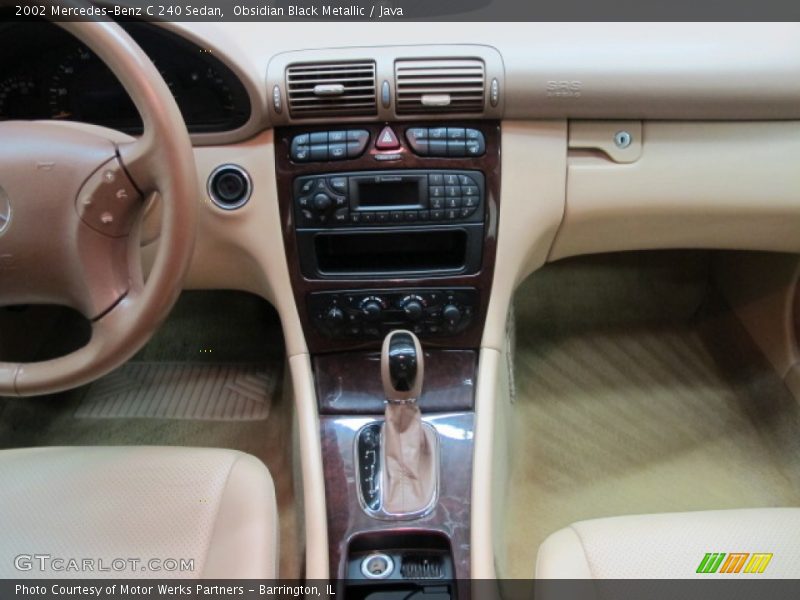 Obsidian Black Metallic / Java 2002 Mercedes-Benz C 240 Sedan