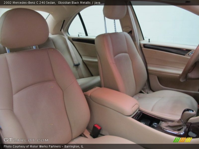 Obsidian Black Metallic / Java 2002 Mercedes-Benz C 240 Sedan